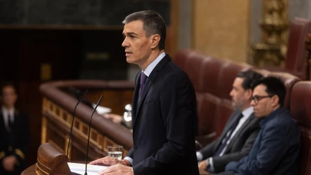 El presidente del Gobierno, Pedro Sánchez, interviene durante un pleno extraordinario, en el Congreso de los Diputados, a 9 de julio de 2025