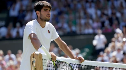 Carlos Alcaraz en Wimbledon