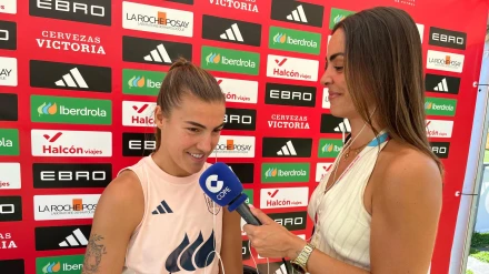 Andrea Peláez con Patri Guijarro