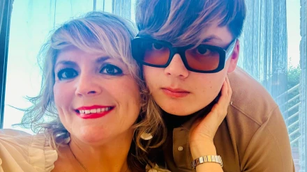 Gemma Tagarro y su hijo Guzmán