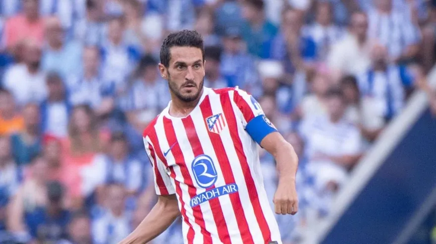 Koke durante el primer partido de pretemporada del Atlético