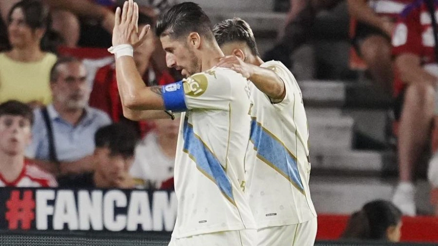 Sergio Escudero, tras marcar al Granada