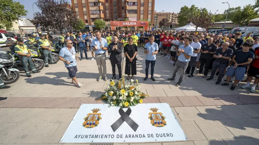 Aranda de Duero rinde homenaje a Iván Meléndez tras su trágica muerte.