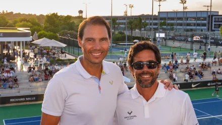 Rafa Nadal y Gustavo Marcaccio