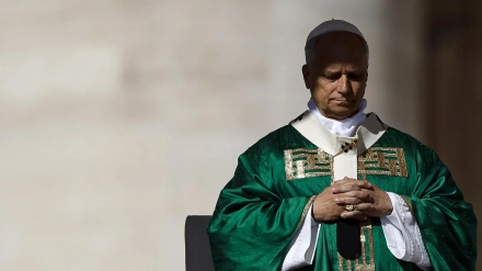 VATICAN CITY (Vatican City State (Holy See)), 28/09/2025.- Pope Leo XIV celebrates the Holy Mass for the Jubilee of Catechists at St Peters' Square in Vatican City, 28 September 2025. (Papa) EFE/EPA/ANGELO CARCONI