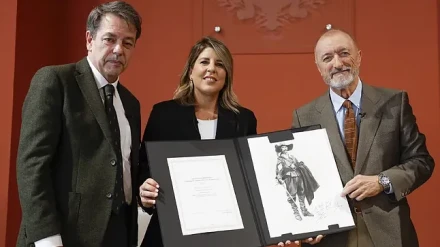 Presentación escultura Capitán Alatriste