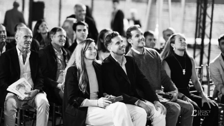 Algunos de los invitados al acto