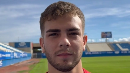 Fran Árbol, portero del CF Lorca Deportiva