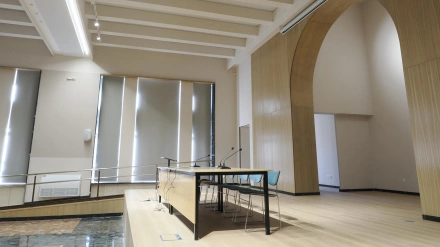 Juan Carlos Álvarez, delegado de patrimonio de la Archidiócesis de Valladolid, explica la reforma del Seminario