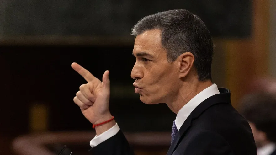 Pedro Sánchez durante el pleno del Congreso del 12 de noviembre