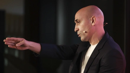 Luis Rubiales, durante la presentación de su libro