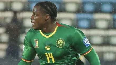 Etta, en el partido ante el Congo