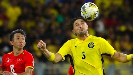 Garcés en el partido contra Vietnam