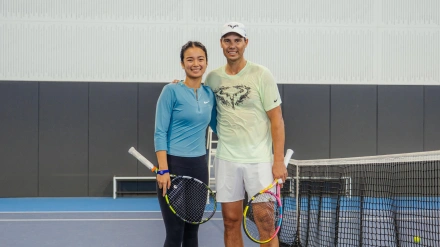 Alex Eala y Rafa Nadal