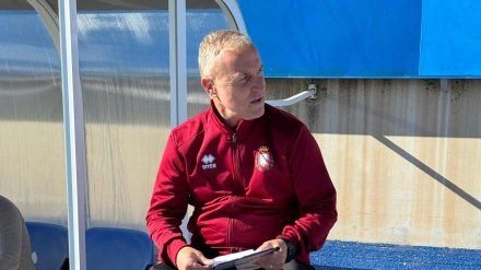 Sebas López, entrenador del CF Lorca Deportiva