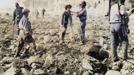 Manila en 1945, tras el asedio a la ciudad