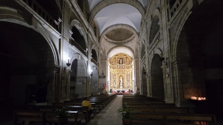 Interior de la Iglesia parroquial de Nuestra Señora de la Merced en Conxo
