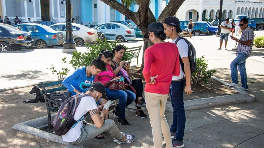 Usando el wifi en la calle