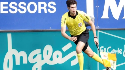 César Noval, como juez de línea