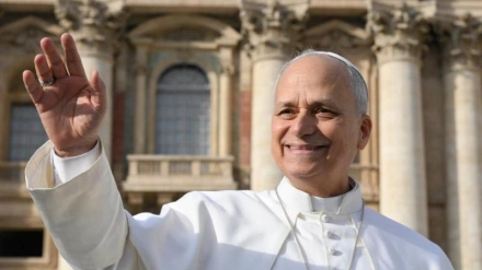 El Papa León XIV durante la última audiencia del año