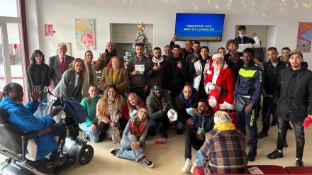 Papá Noel visita la Hospitalidad