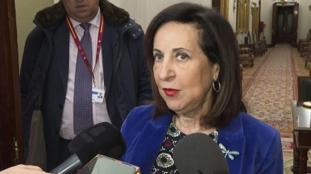 La ministra de Defensa, Margarita Robles, que no ha descartado que España participe en la misión militar europea en Groenlandia