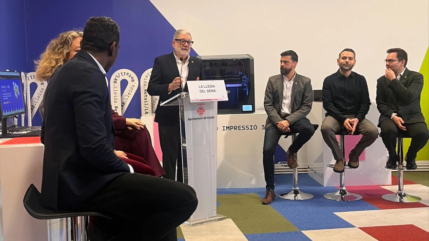Fèlix Larrosa presenta la campaña, "La Lleida del demà"