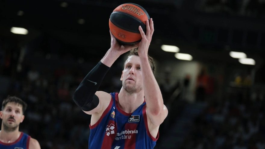 Vesely Jan  of FC Barcelona during the Spanish League Liga ACB  2ª Semifinal match, between Real Madrid and FC Barcelona at Wizink on May 31, 2024 in Madrid, Spain. (Photo by Oscar Gonzalez/Sipa USA) *** Local Caption *** 53635312