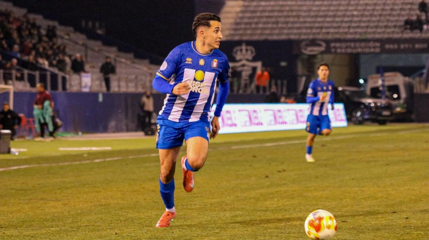Soler, jugador del CF Lorca Deportiva