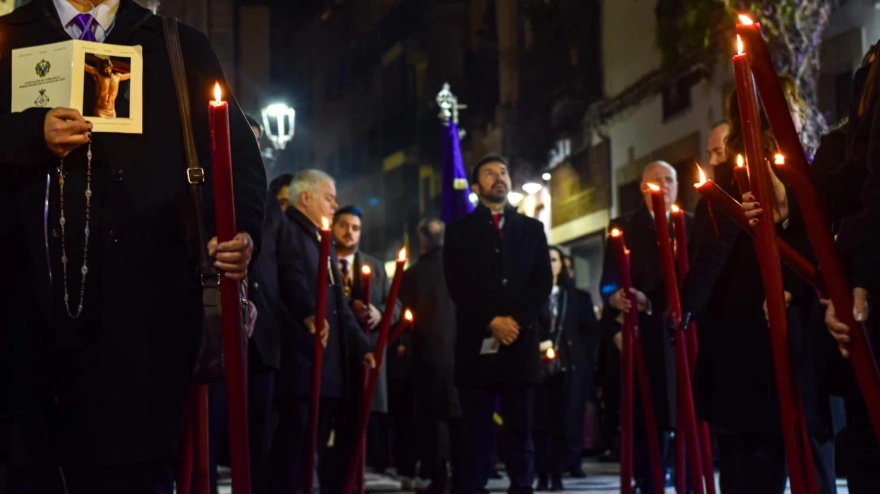 Cortejo del pasado Miércoles de Ceniza en la calle Maestra