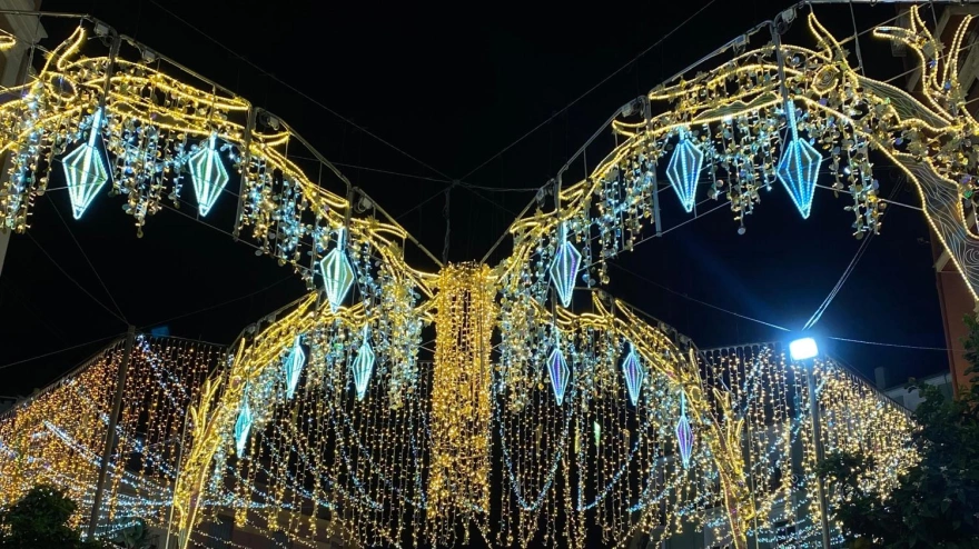 Foto Archivo - Luces Fallas Valencia
