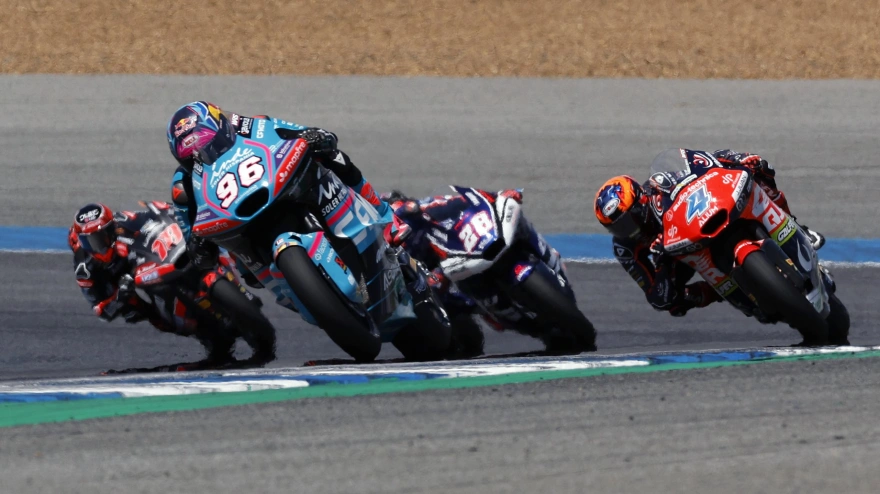 Daniel Holgado, en Moto2