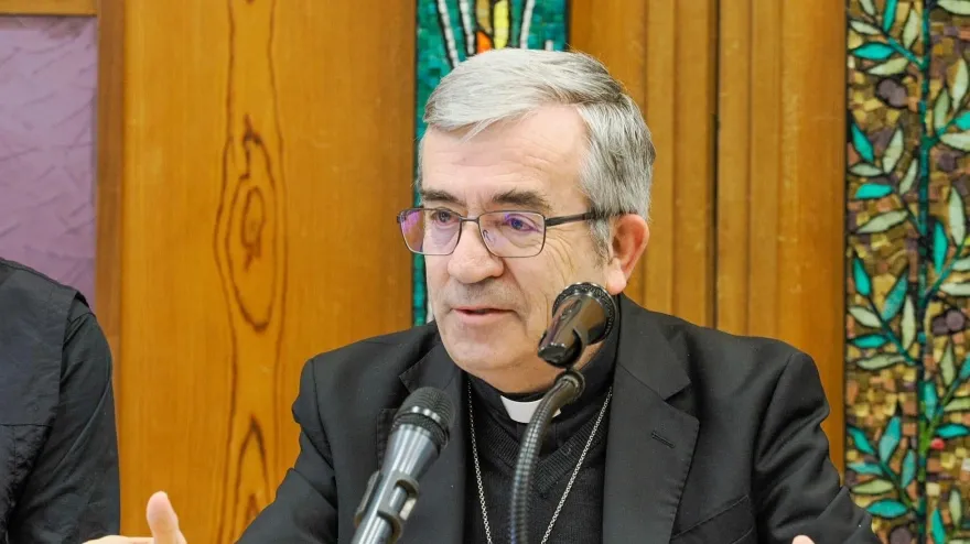 Luis Arguello, Arzobispo de Valladolid, durante la constitucion del nuevo Consejo Pastoral Diocesano
