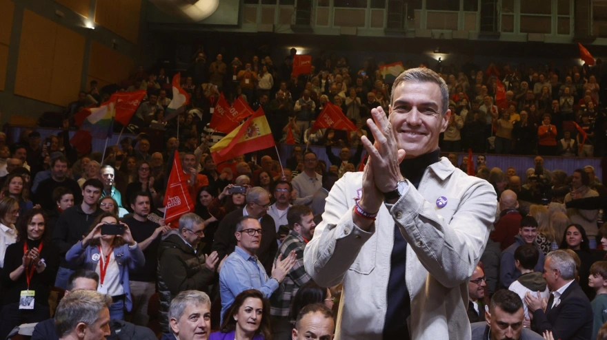 El secretario general del PSOE y presidente del Gobierno, Pedro Sánchez