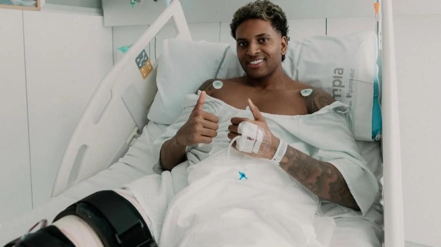 Rodrygo Goes, tras su operación