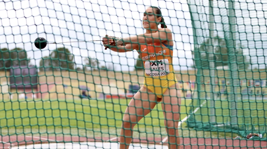 Andrea Sales en su participación en Nicosia