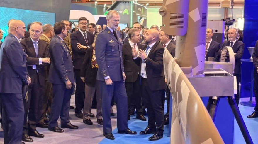 Felipe VI en la base aérea