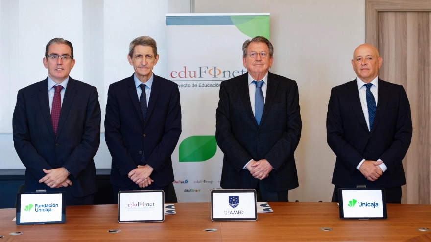 UTAMED refuerza su compromiso con la educación financiera con un acuerdo de colaboración con Edufinet