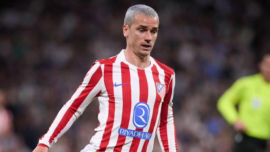 Antoine Griezmann, durante el Real Madrid-Atlético