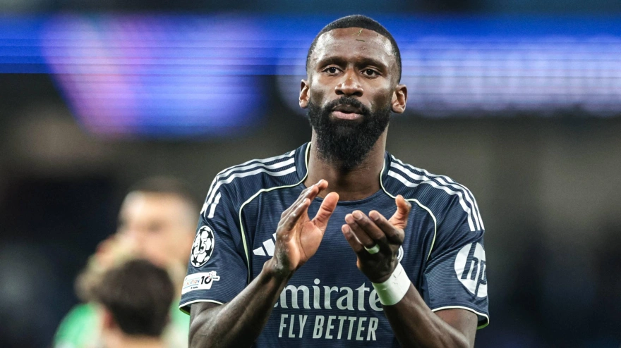 Antonio Rüdiger, durante un encuentro con el Real Madrid