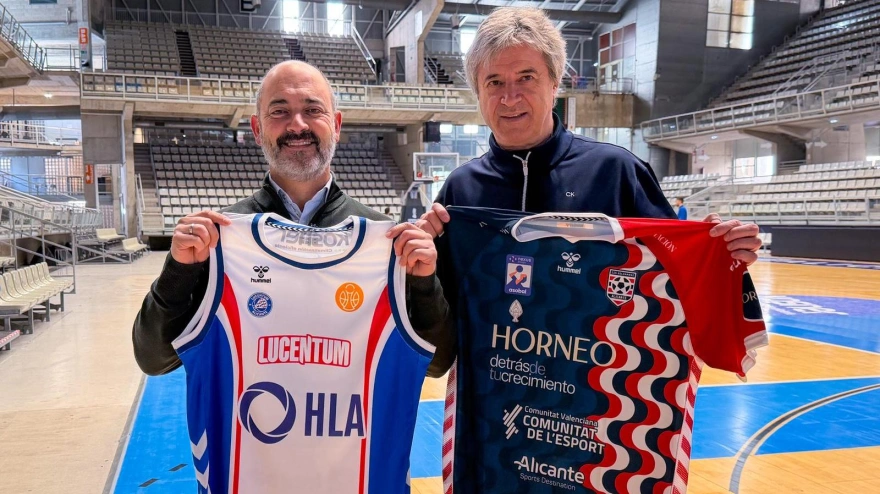 José Sánchez y Daniel Adriasola, este jueves.