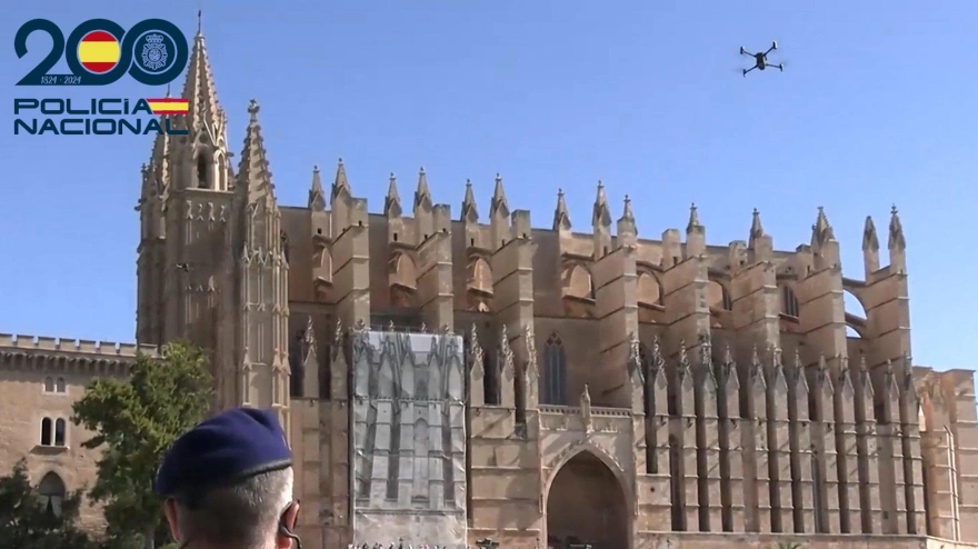 Agente de la Policía Nacional en Palma
