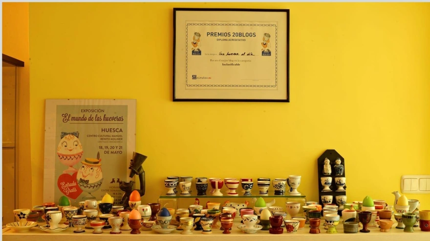 Colección de hueveras de María Jesús Monclús