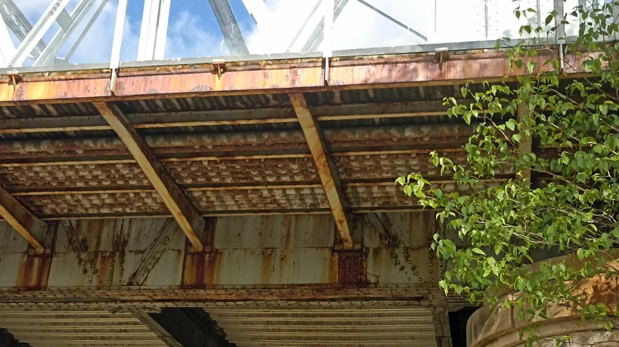 Estado del puente de hierro de Zamora