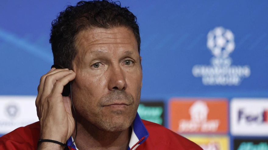 Diego Pablo Simeone, en rueda de prensa