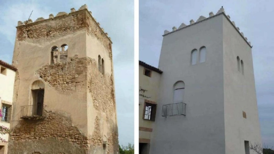 Antes y después de la restauración