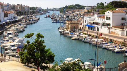 Antiguo puerto deportivo y puerto, Ciutadella, Menorca, España