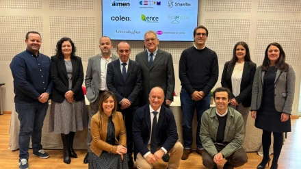 Integrantes do Consorcio Galego para a reciclaxe Química de Téxtiles Posconsumo