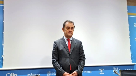 José María Muñoz durante su última rueda de prensa