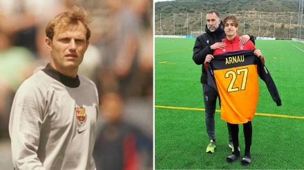 La camiseta del portero del Barça que conecta dos generaciones de futbolistas